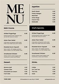 Image result for Best Cafe Menu