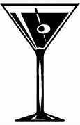 Image result for Martini Glass Silhouette