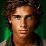 Image result for Man with Bronze Skin and Green Eyes