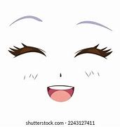 Image result for Super Happy Anime Face