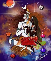 Image result for Shiv Shakti Art