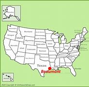 Image result for Beaumont TX On Us Map