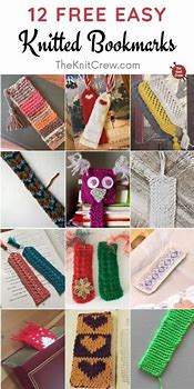 Image result for Knitted Bookmarks Free Patterns