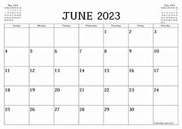 Image result for Month of June Calendar