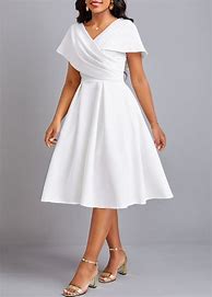 Image result for Short White Dress