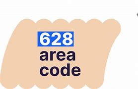 Image result for 628 Area Code Map