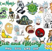 Image result for Rick and Morty Characters SVG