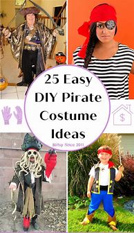 Image result for Homemade Pirate Costume Ideas