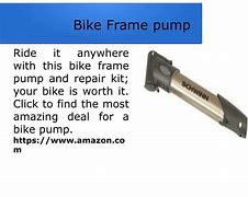 Image result for Bike Frame Pump