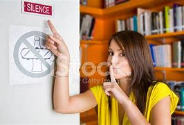 Image result for Silence in the Library