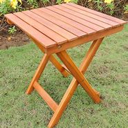 Image result for Solid Wood Table Foldable