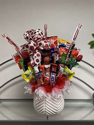 Image result for Flower Pot Candy Bouquet