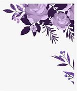 Image result for Purple Flower Line Border