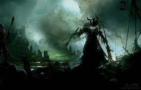 Image result for Dual Monitor Backgrounds 4K Necromancer