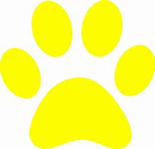 Image result for Yellow Flaming Paw Print