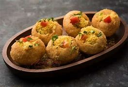 Image result for Image of Sev Puri JPEG