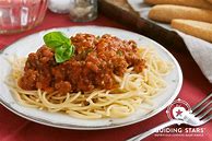 Image result for Spaghetti Meat Sauce