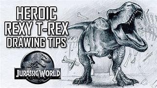 Image result for T-Rex Drawing