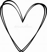 Image result for sketch heart outline