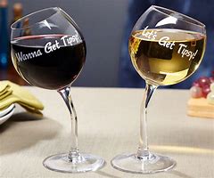 Image result for Tipsy Wine Glasses