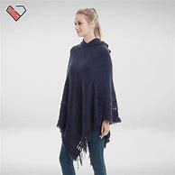 Image result for Blue Poncho Sweater