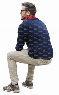 Image result for Man Sitting Back View