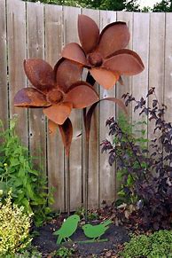 Image result for Outdoor Metal Art DIY