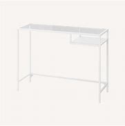 Image result for IKEA Metal Glass Desk