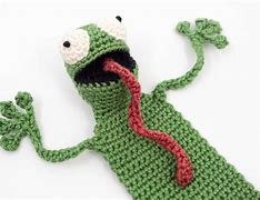 Image result for Crochet Frog Bookmark