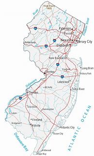 Image result for New Jersey Highway Map