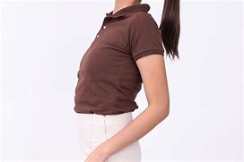 Image result for Polo Shirt Cowo Coklat