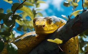 Image result for Yellow Tree Snake