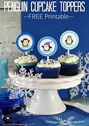 Image result for Penguin Cupcake Toppers