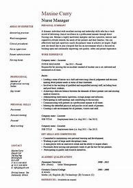 Image result for Nurse Manager Resume Examples