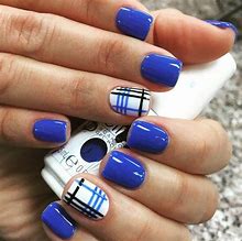 Image result for Tan and Blue Nail Designs