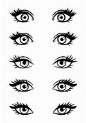 Image result for Girl Cartoon Eyes Different