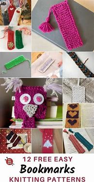 Image result for Knitted Bookmarks Free Patterns