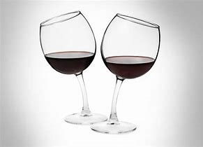 Image result for Tipsy Wine Glass Tilted Glasses