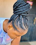 Image result for Feed in Braids Updo