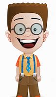 Image result for Ai Cartoon Boy with Glasses