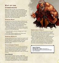 Image result for Monk Dnd 5E Homebrew