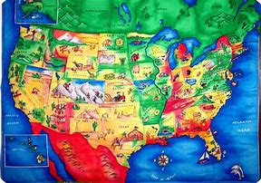 Image result for United States Map Kids