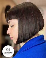 Image result for Short Graduated Bob with Bangs