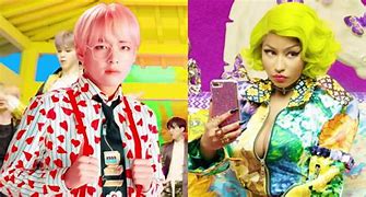 Image result for BTS Idol Nicki Minaj