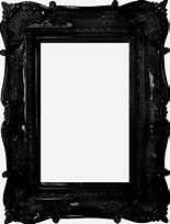 Image result for Carved Black Wall Mirror