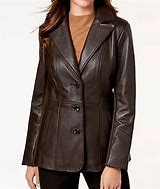 Image result for brown leather blazer