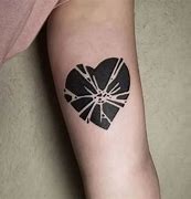 Image result for Broken Heart Tattoo Outline Drawings