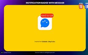 Image result for HTML Notification Badge with Drop Down