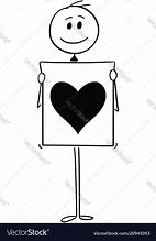 Image result for Cartoon Man Holding Sign