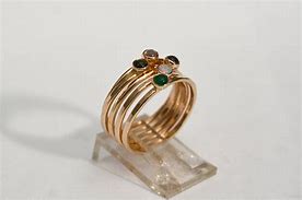 Image result for Yellow Gold Birthstone Rings